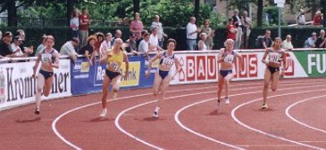 Mit den 200m nderte sich die Reihenfolge nocheinmal.. Naide Gomes, die im Sprint nicht gerade ihre Strke hat, musste die Fhrung erst einmal wieder abgeben