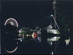 Auch das Gel�nde des Olympiaparks ist sehr reizvoll