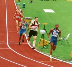Ingo Schultz h�tte mit der 4x400m-Staffel seine 2. Medaille nach Einzelgold gewinnen k�nnen, w�re nicht das unfaire Verhalten des Marek Plawgo/Polen gewesen